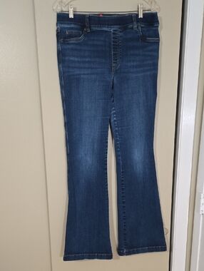 SPANX Dark Blue Bootcut Jeans Size XL
